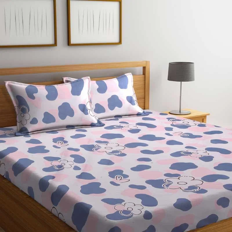 Flower Patch Printed Bedsheet