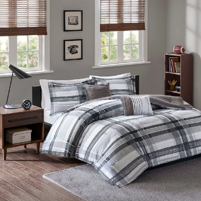 Streamdale Rudy Plaid Comforter Set