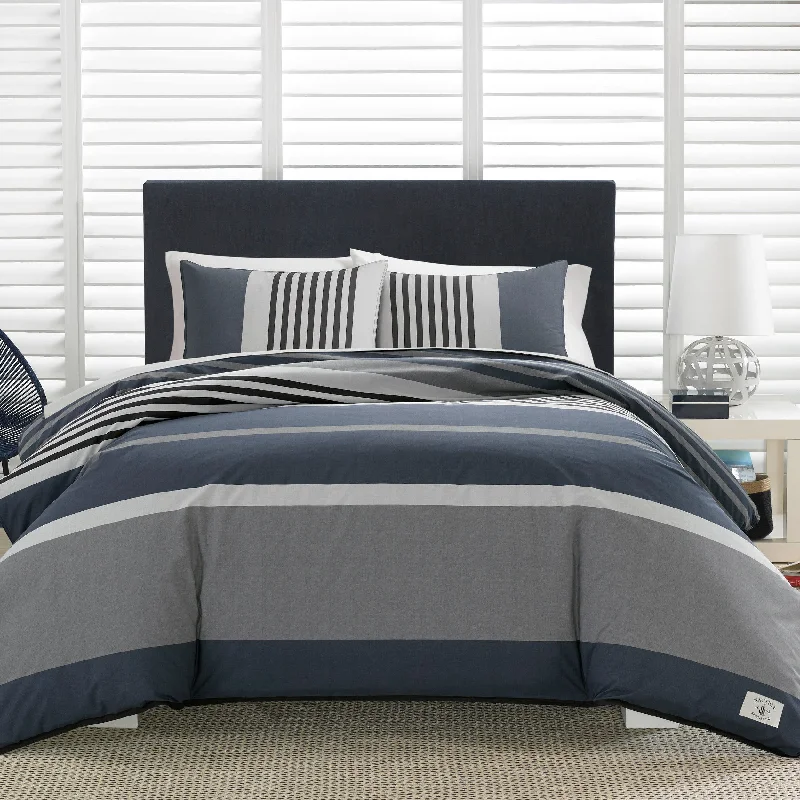 Nautica Rendon Charcoal Twin Comforter Set