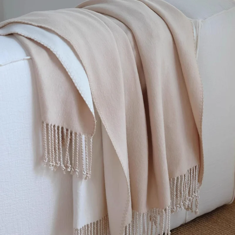 Classic Fringe Throw Blanket