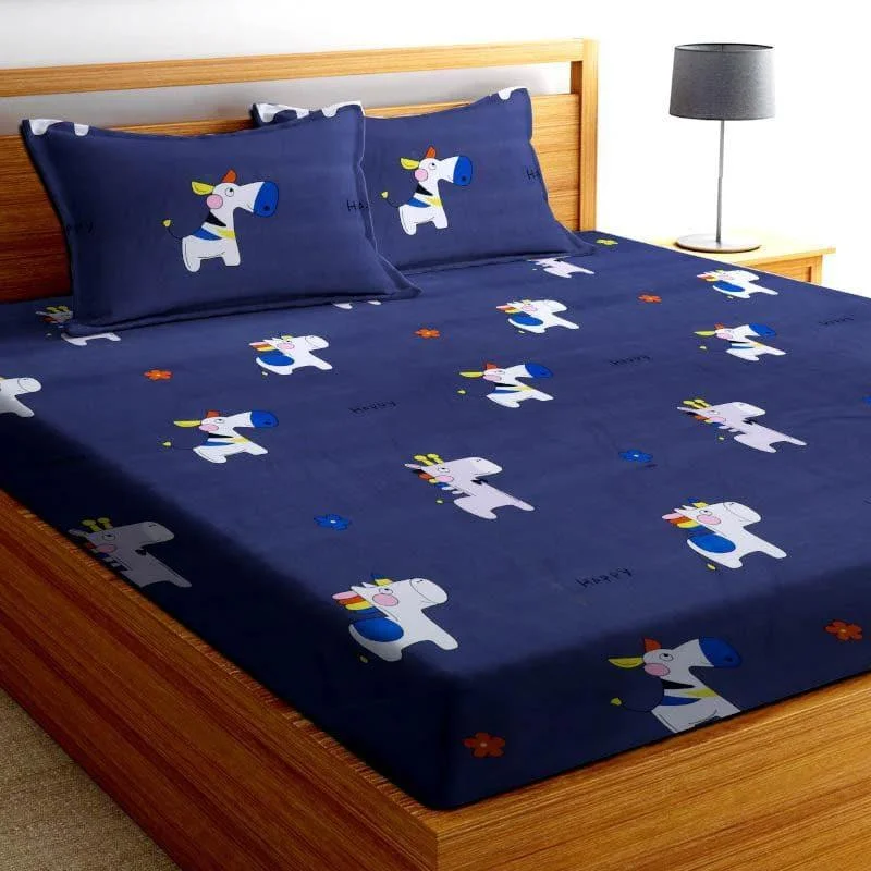 Blue Landon Bedsheet