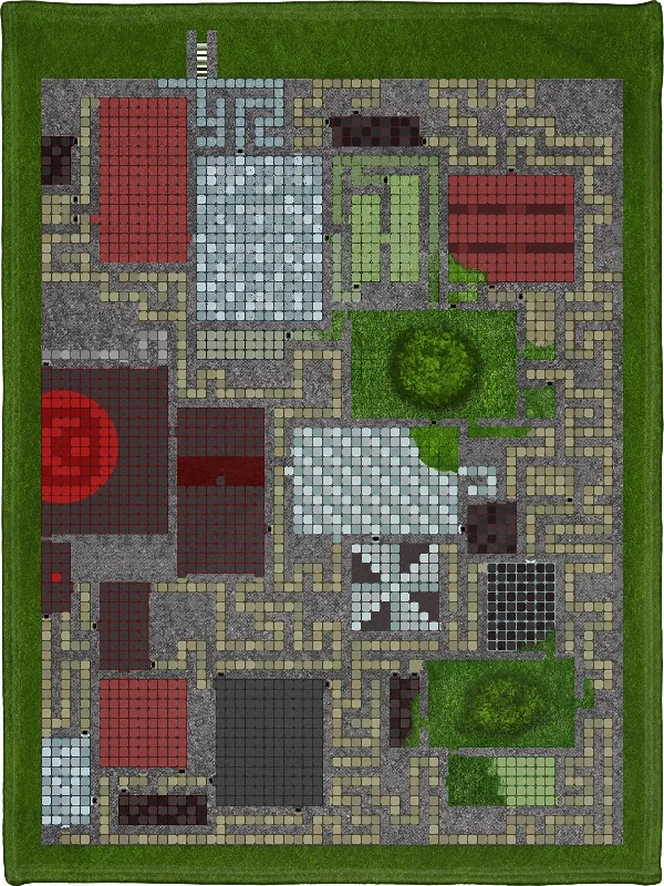 Dungeons and Dragons Style Gaming Mat Full Dungeon 60" x 80"