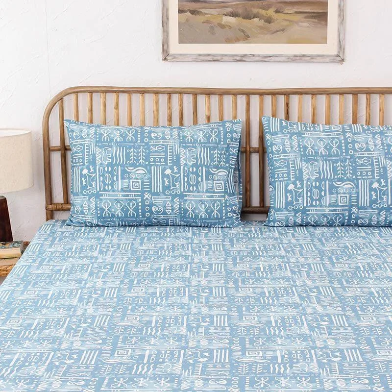 Gamathi Bedsheet - Blue