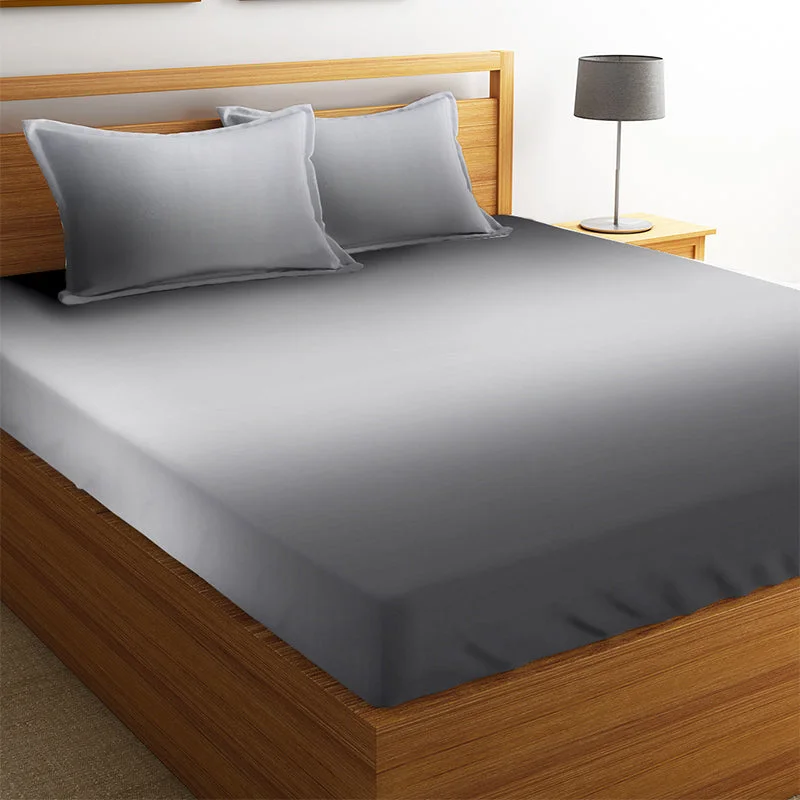 Silas Solid Bedsheet - Grey