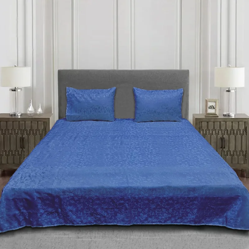 Jacquard Bedsheet - Blue