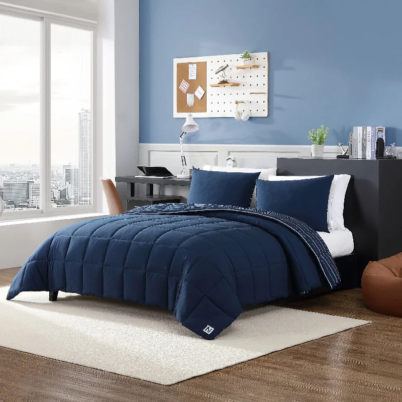 Nautica Longdale King Reversible Comforter And Sham Set