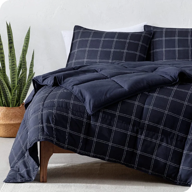 Dark Blue - Modern Plaid