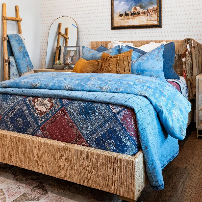 Lee Western Washed Denim Bedding Set