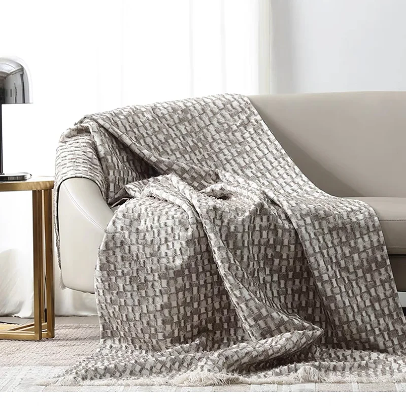 Woven Elegance Throw Blanket