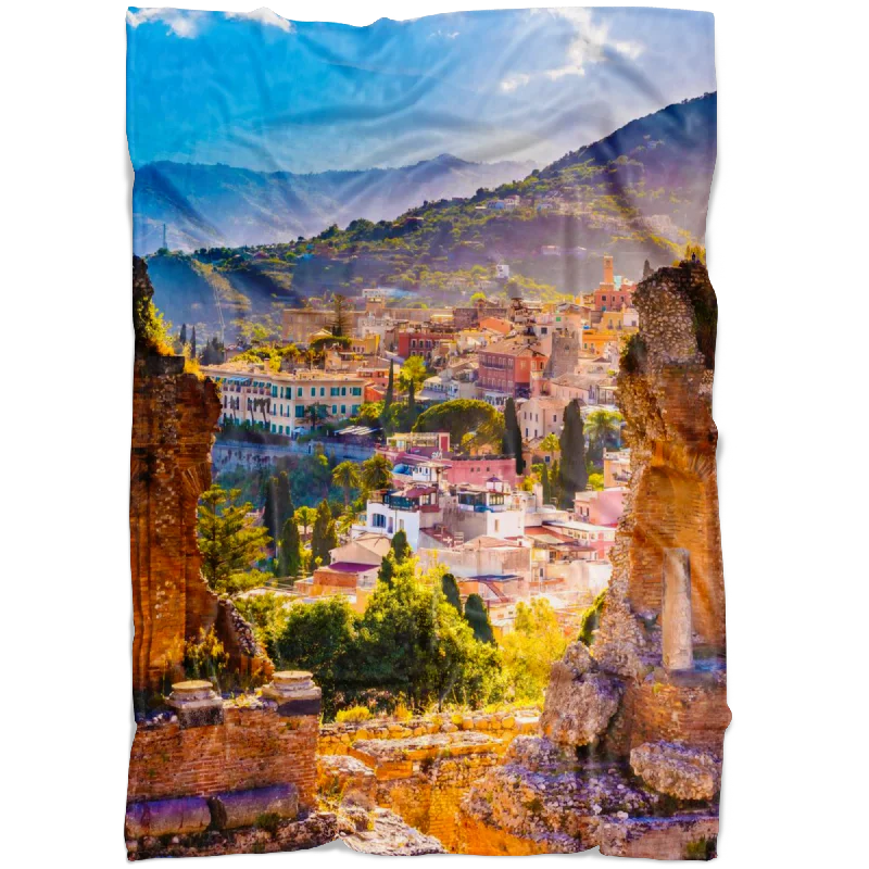 Sicily Fleece Blanket - Portrait