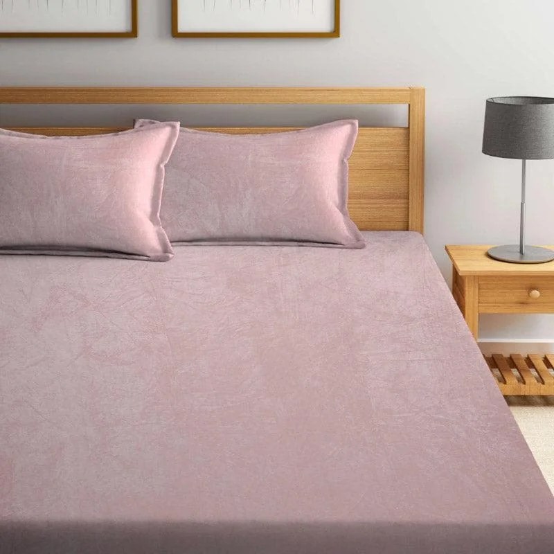 Pristine Charm Warm Bedsheet - Pink