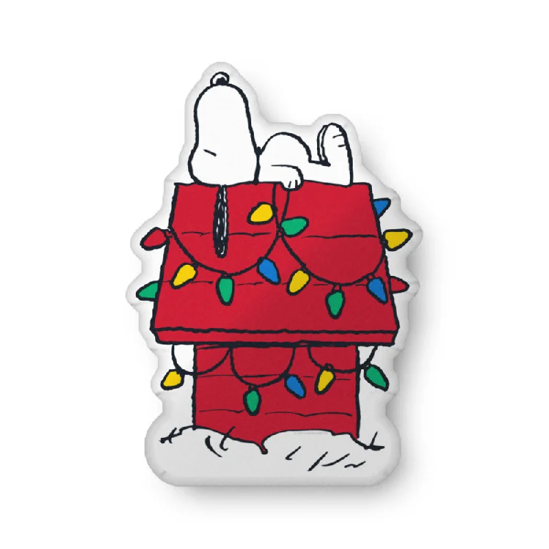 Peanuts Snoopy Holiday House Pillow