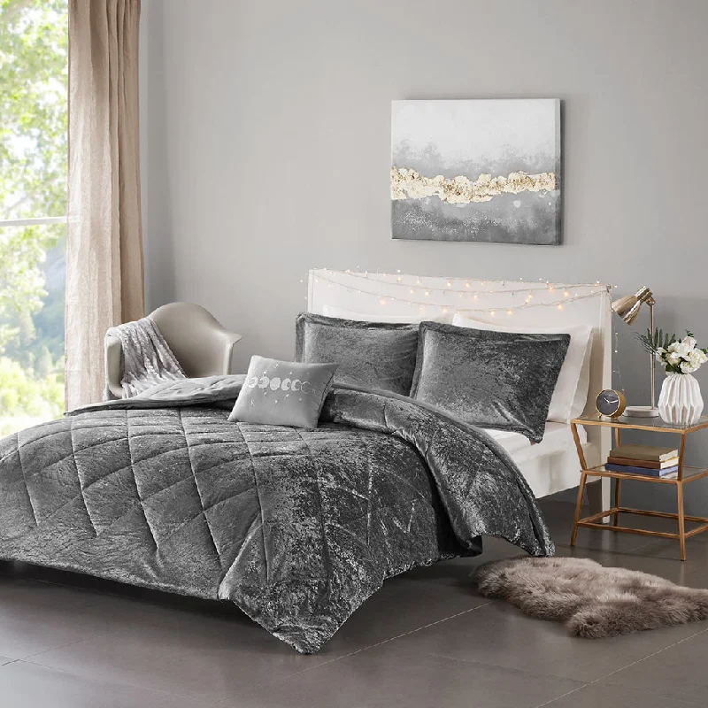 Streamdale Felicia Velvet Comforter Set