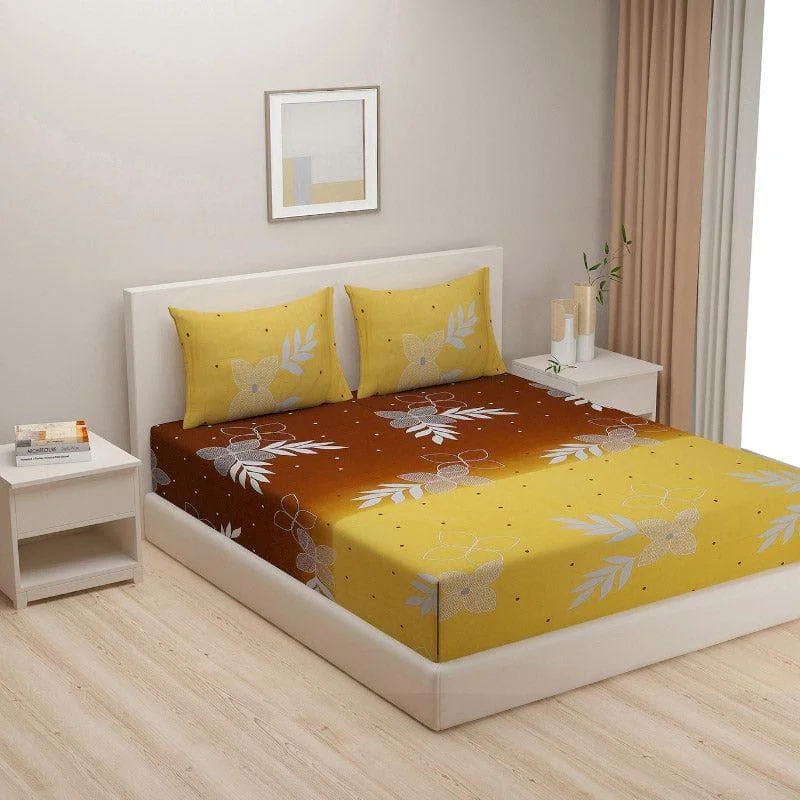 Bloom Bouquet Bedsheet - Brown