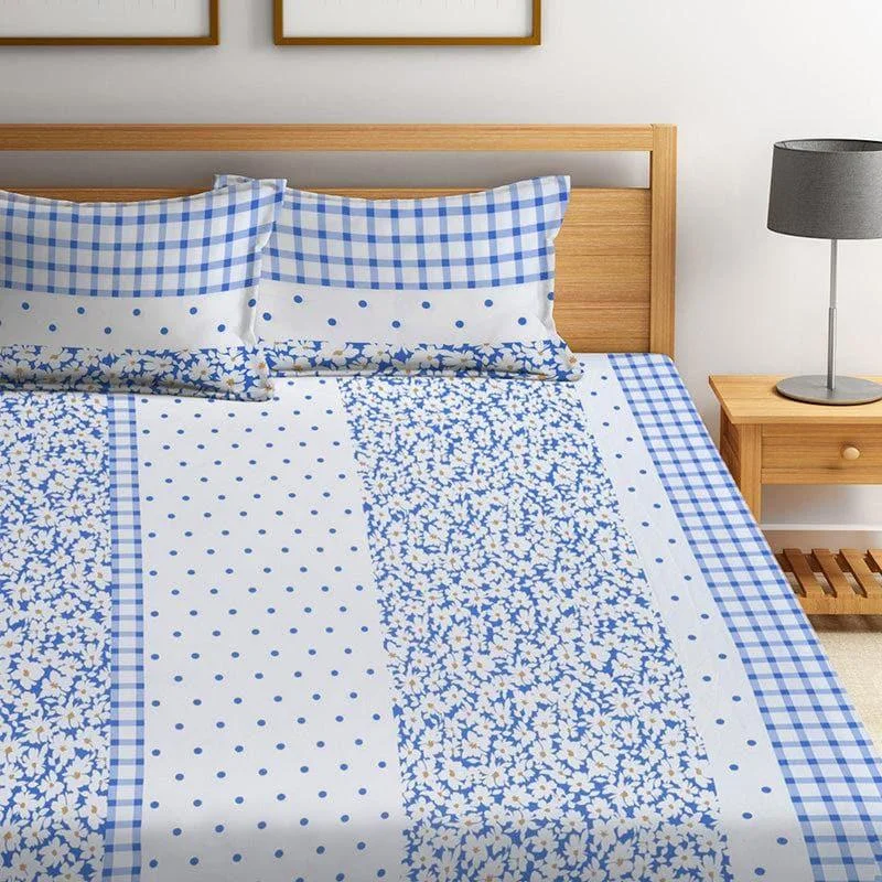 Cerulean Christella Bedsheet