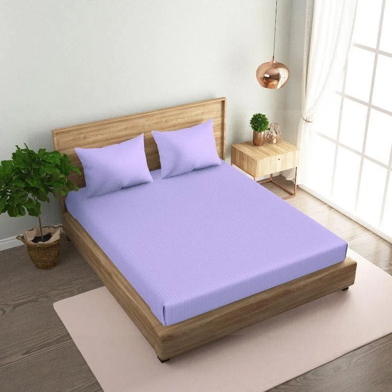 Pristine Solid Bedsheet - Lavender