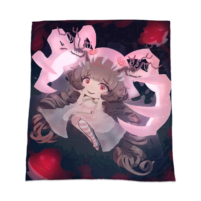 Cuppachae Horror Throw Blanket