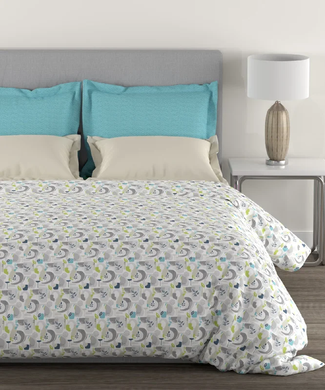 Home Essential King Bedsheet,144 Tc, Jun Turquoise