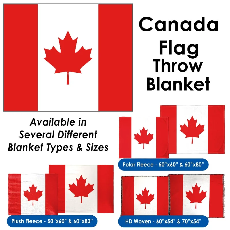 Canada Flag Throw Blanket / Tapestry Wall Hanging