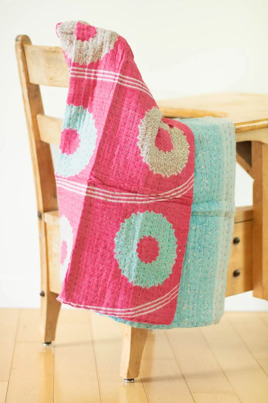 Charm No. 9 Kantha Mini Blanket