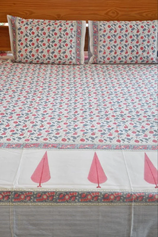 Valley Of Flowers Bedsheet | Nature's Elegance