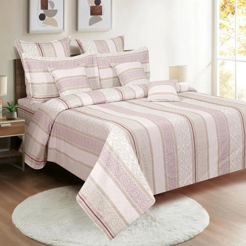 Marg Striped Bedsheet