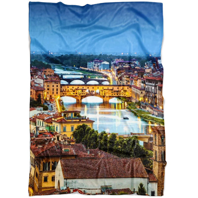 Florence II Fleece Blanket - Portrait