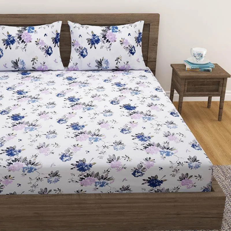 Flower Dance Bedsheet - Purple