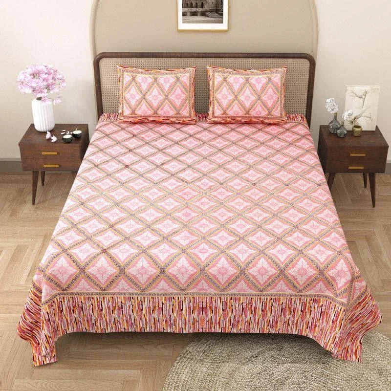 Maitreya Bedsheet - Peach