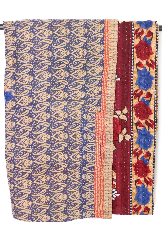 Gratitude No. 2 Large Kantha Throw