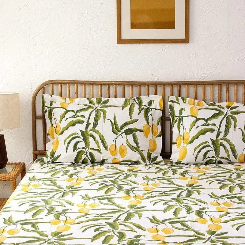 Amra Bedsheet - Yellow