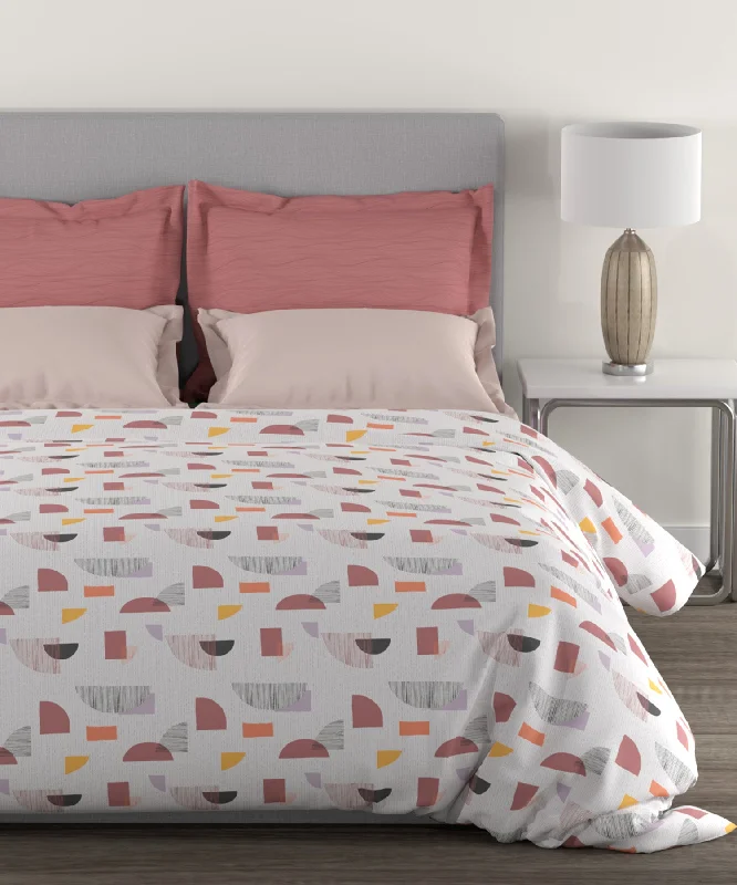 Home Essential Queen Bedsheet,144 Tc, Retro Rine Rust