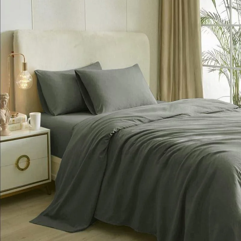 Cotton Candy Bedsheet - Grey