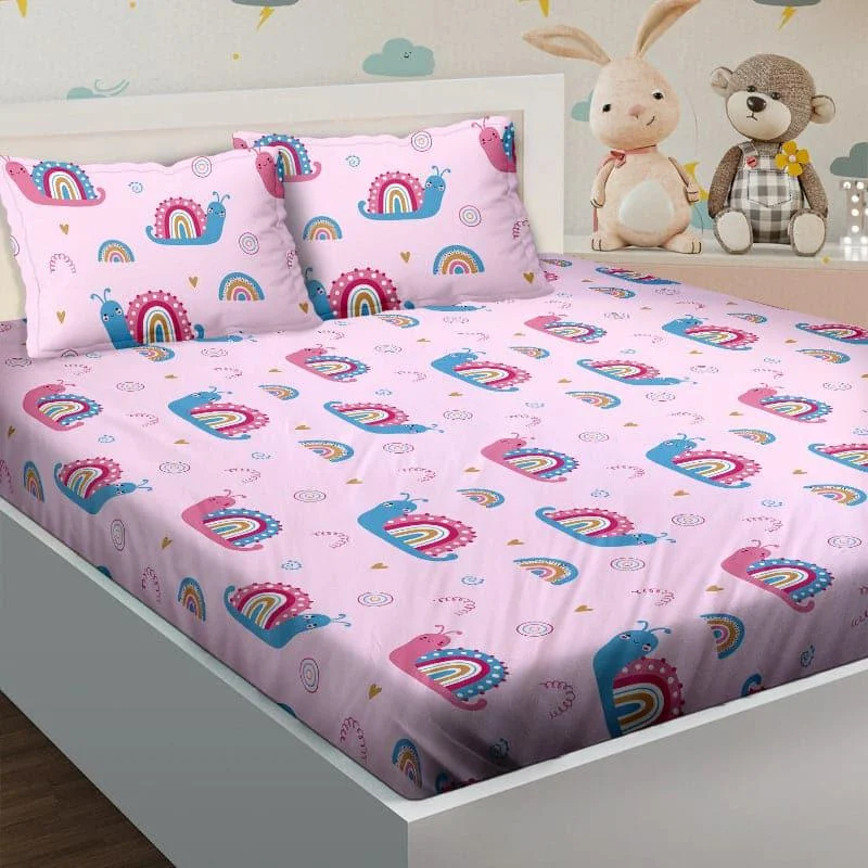 Snail Rainbow Bedsheet