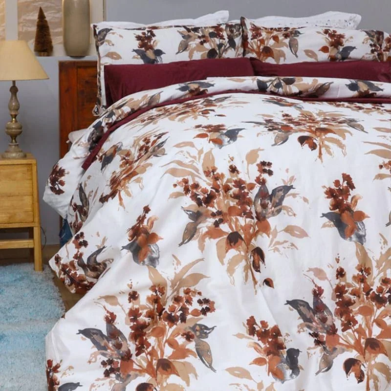 Agala Snapdragon Bedsheet - Brown