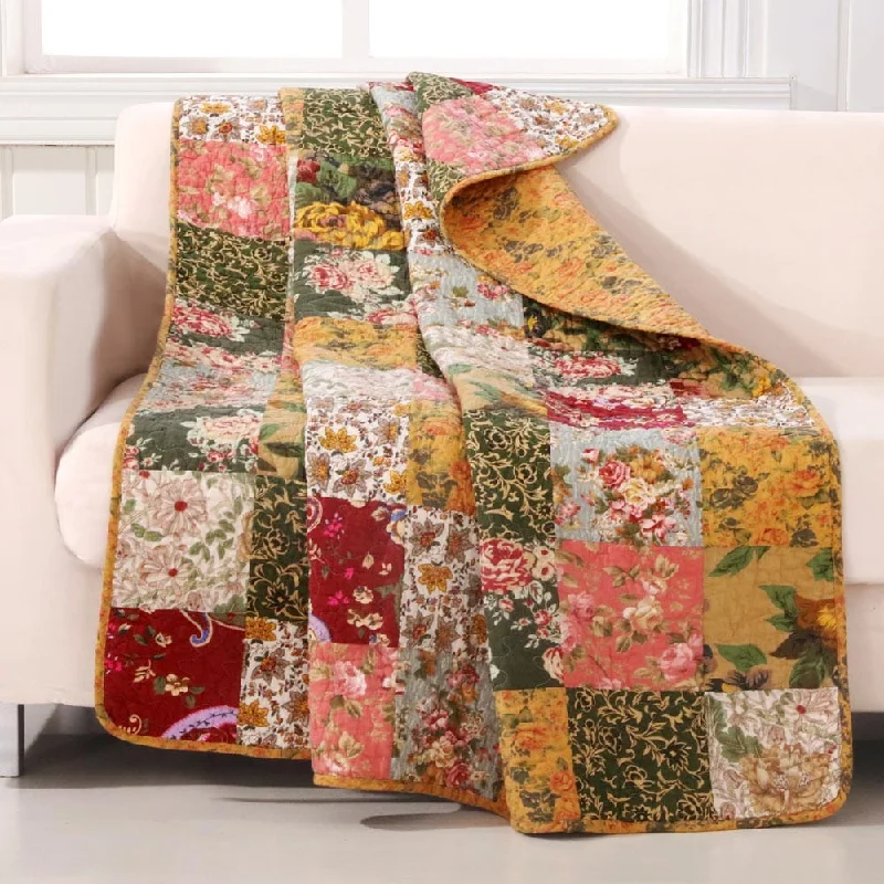 Antique Chic Quilted Throw