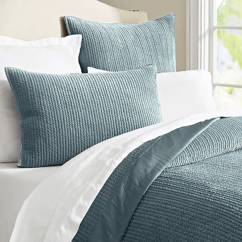 Coastal Breeze Textured Quilt Set