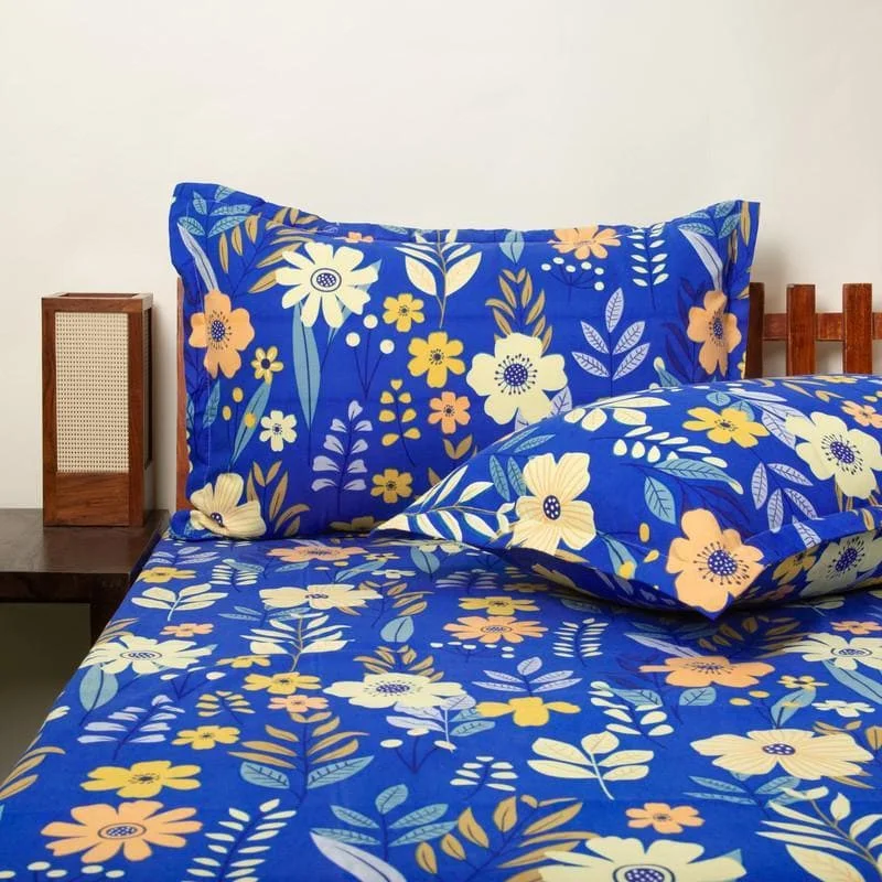 Hawaii Island Bedsheet - Blue