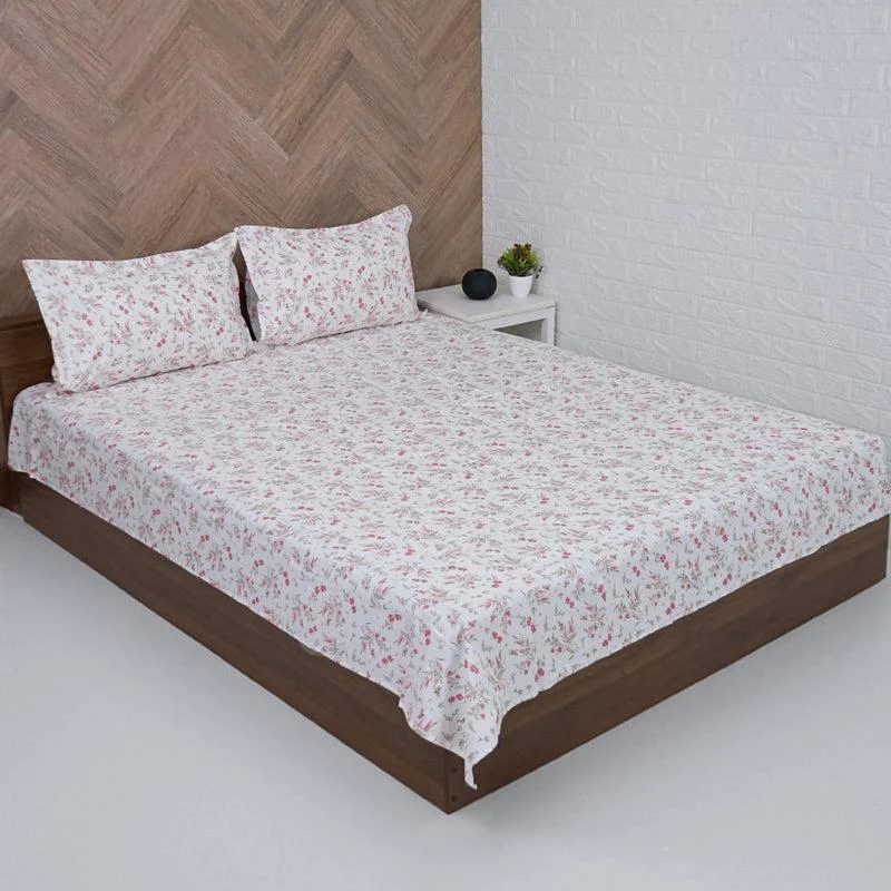 Peila Floral Bedsheet - Rust