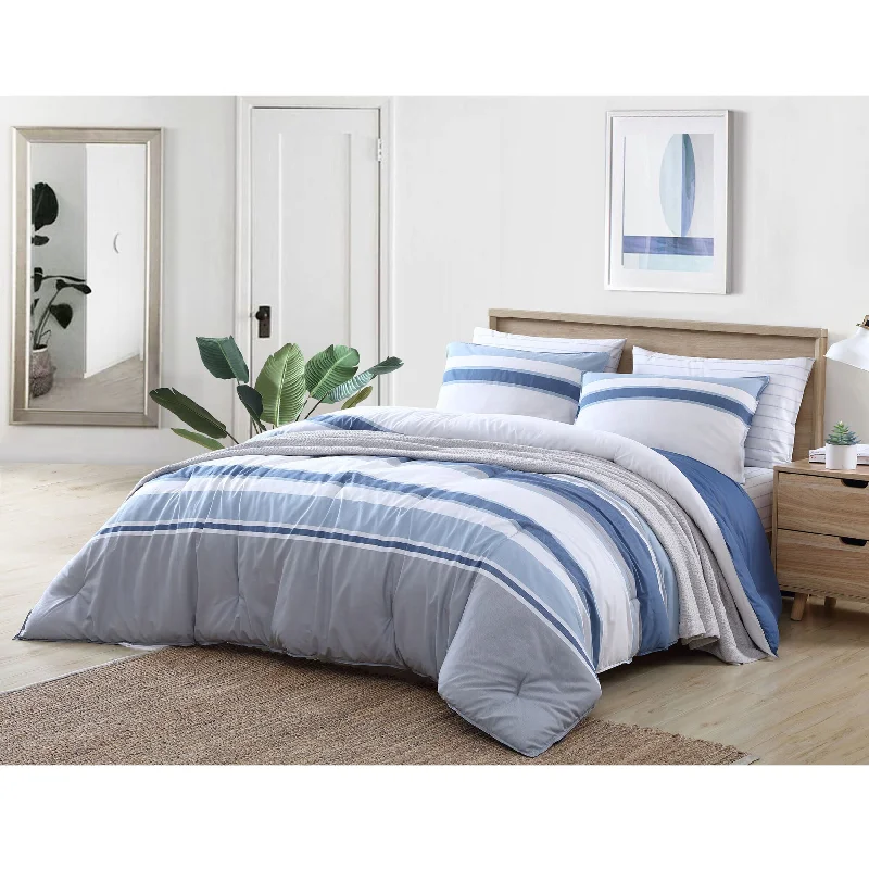 Nautica Trimmer Blue Comforter-Sham Set