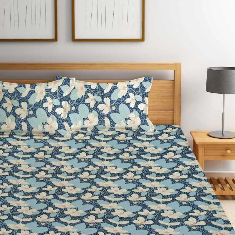 Moonlit Blossoms Bedsheet