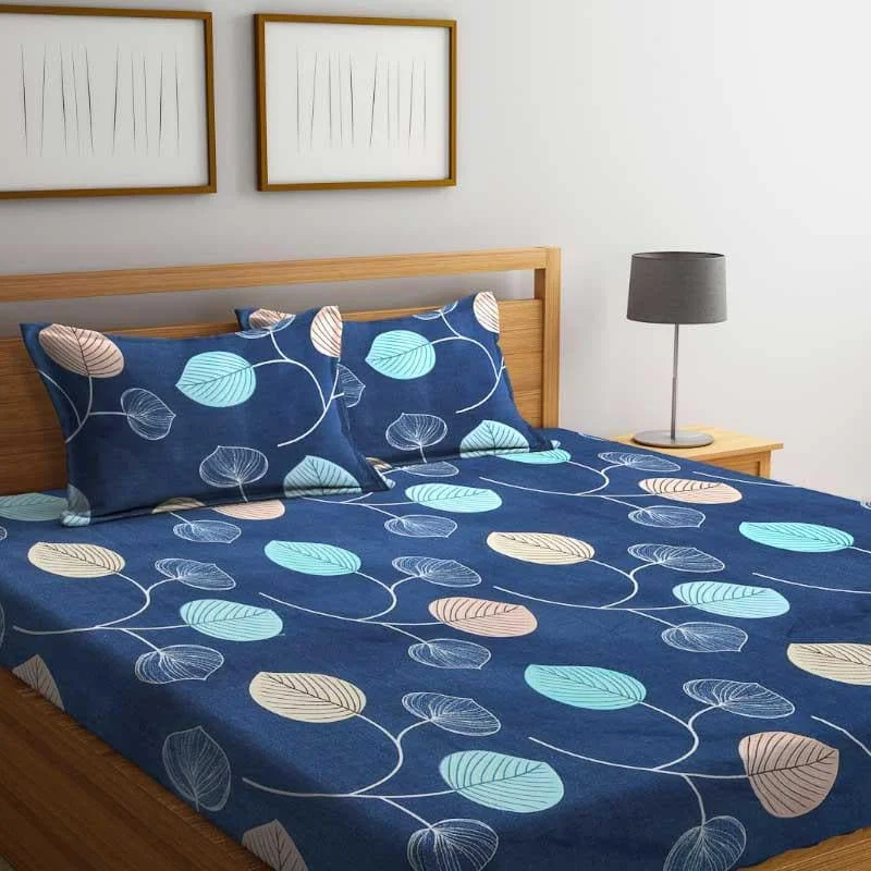 Presso Leaf Printed Bedsheet