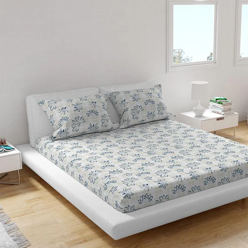 Comfort Percale Floral Bedsheet