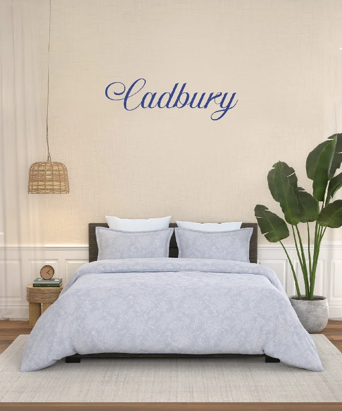 Home Essential Pastel Poetry King Bedsheet 144 Tc, 100% Cotton, Adelia Cadbury