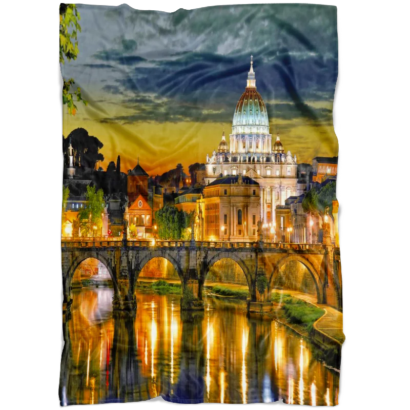 Rome Fleece Blanket - Portrait