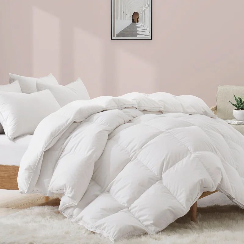 Made in Germany 800 Fill Power 90% Down Fill European White Goose Down Comforter - Extra Warm