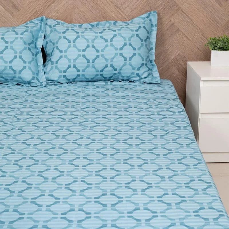 Ulrika Neva Bedsheet - Blue