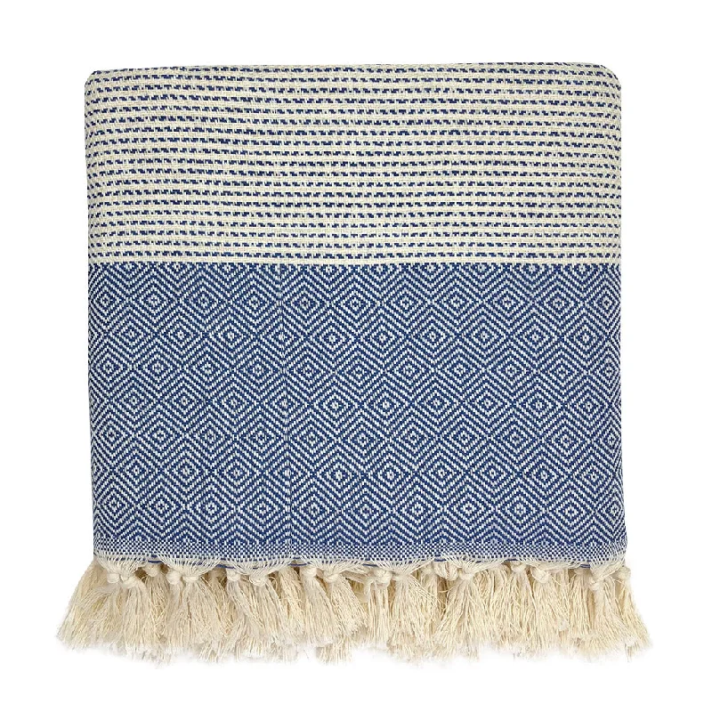 Diamond Stripe Turkish Throw