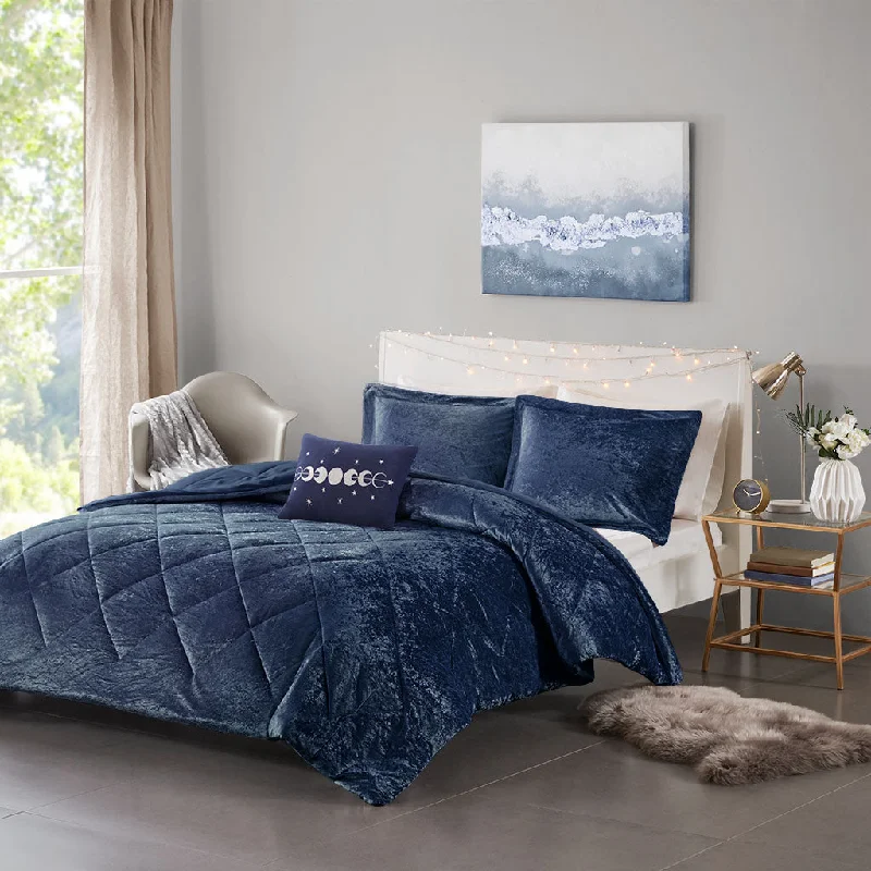 Streamdale Felicia Velvet Comforter Set