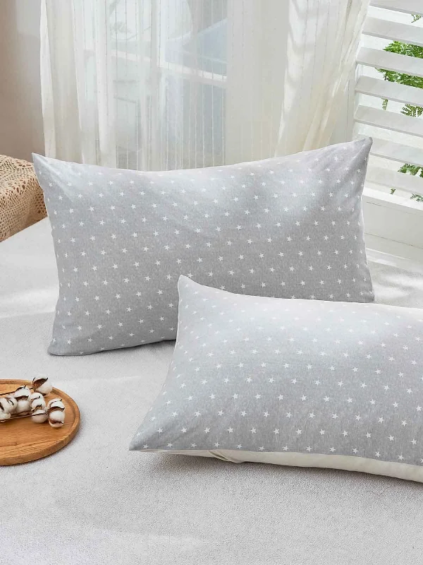 Lithe Cloud Pattern Cotton Pillow Sham Set